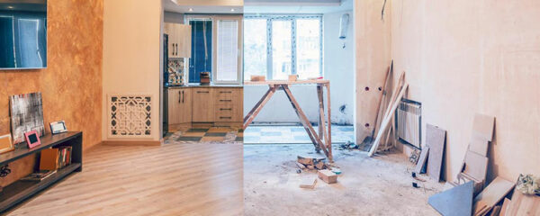 rénovation d'une vieille maison