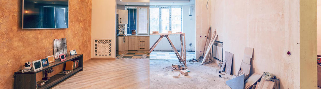 rénovation d'une vieille maison